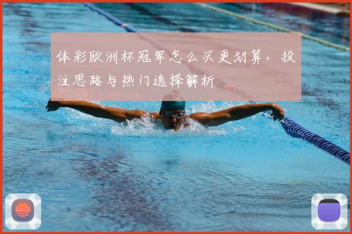 体彩欧洲杯冠军怎么买更划算,投注思路与热门选择解析