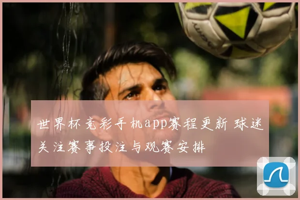 世界杯竞彩手机app赛程更新 球迷关注赛事投注与观赛安排